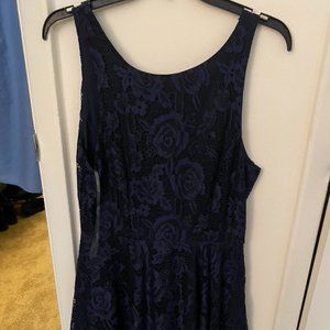 Midi Blue lace dress